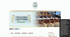 Desktop Screenshot of pasticceriaromani.com