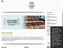 Tablet Screenshot of pasticceriaromani.com